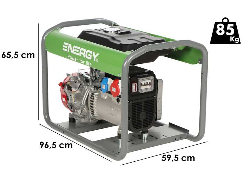 Energy EY-7TB - Petrol Power Generator 6 kW - Continuous 5.4 Three-Phase
