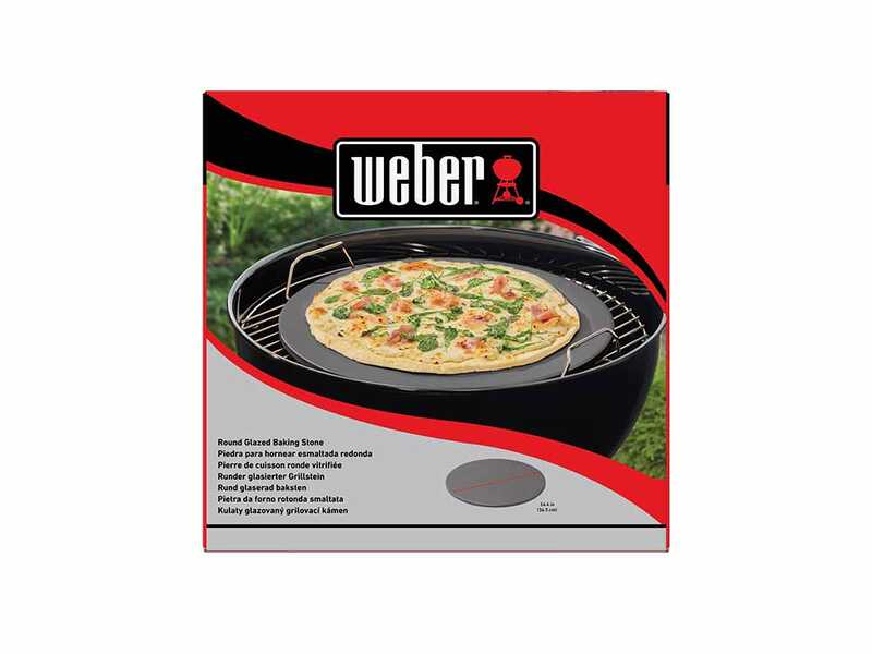 Enamelled Round Baking Stone 36 cm Weber