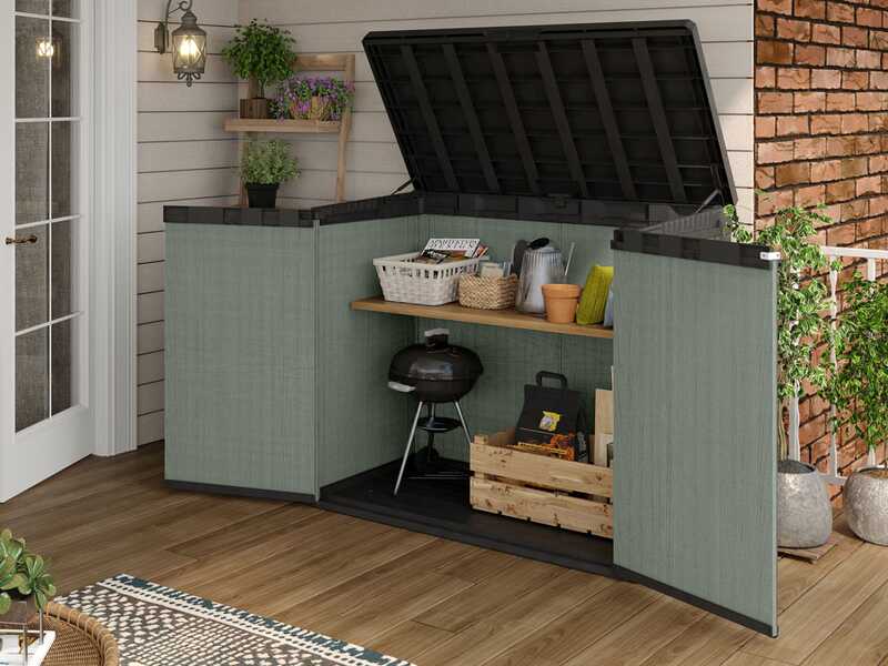 Keter Store it Out Darwin Green - Garden Tool Shed - 140x80x120 cm