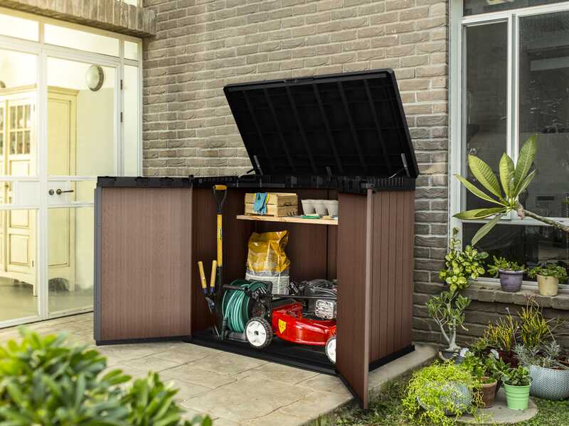 Keter Store it Out Darwin brown - Garden tool storage box
