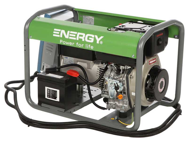Energy EY-7MDE-A AVR - Diesel Power Generator with AVR 5 kW - Continuous 4.5 Single-phase + ATS