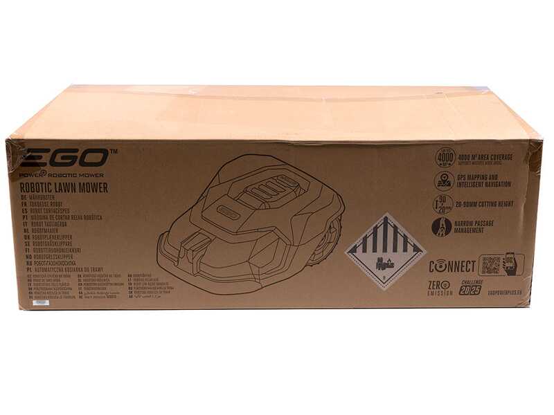 EGO RM 4000 E - Robotic Lawn Mower - with 24V Lithium Battery - 10Ah