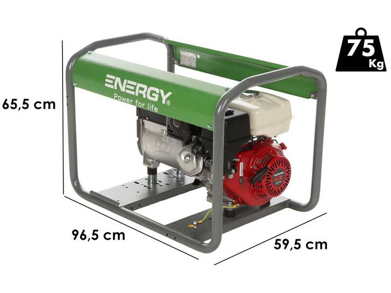 Energy EY-5,5TB - Petrol Generator 4.1 kW - Continuous 3.6 Three-phase