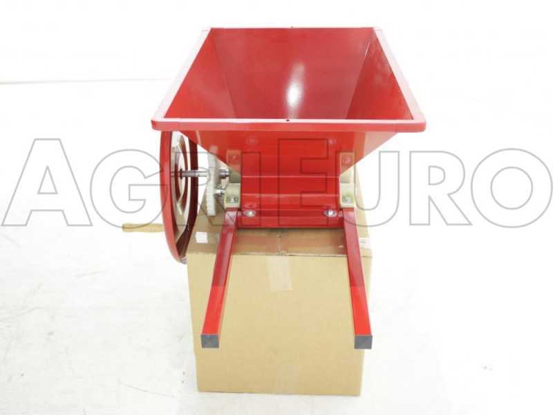 Baesso - Manual Grape Crusher with Flywheel And Aluminium Rollers
