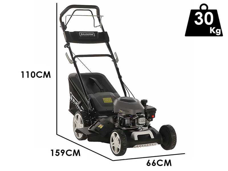 Blackstone Essentials ESP 460-180 - Self-propelled Petrol Lawn Mower - 4 in 1 - 180cc Petrol Engine