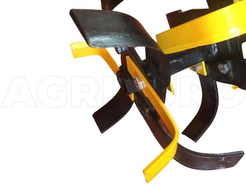Rotocut device for milling and cutting operations in a single process