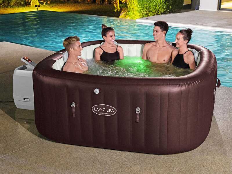 Bestway Lay-Z-Spa Maldives HydroJet Pro 6001U - 201x201x80 cm - Hot Tub Spa Pool