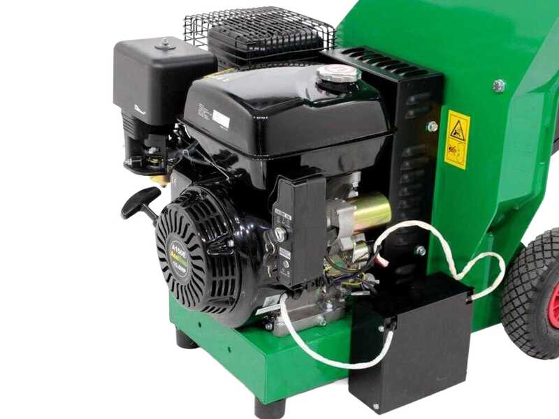 Seven Italy CH420 - Petrol garden shredder - Loncin G420F engine - Electric start