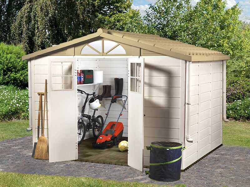 Garofalo Tuscany Evo 280 - Garden Shed - With Windows and Double Door