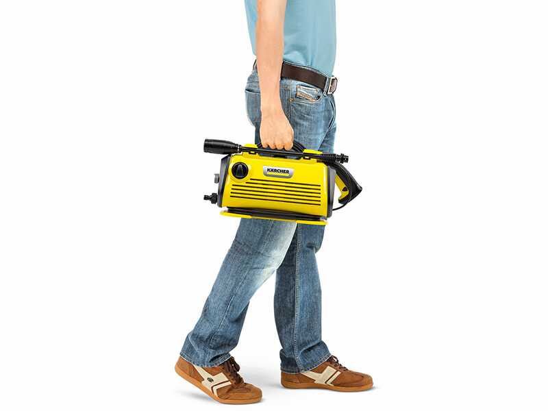 Karcher K3 Horizontal Plus Home - Portable cold water pressure washer - 120 bar - 380 l/h