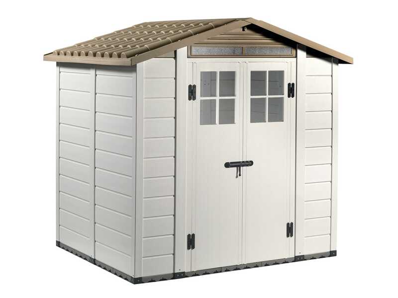 Garofalo Tuscany Evo 200 - Garden Shed - With Windows and Double Door