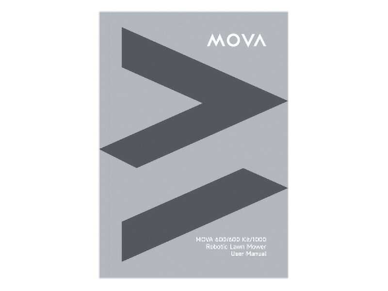 MOVA 1000 - Lawn Mower Robot - Without Installation