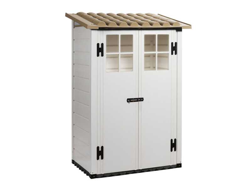 Garofalo Tuscany Evo 100 - Garden Shed - With Windows and Double Door