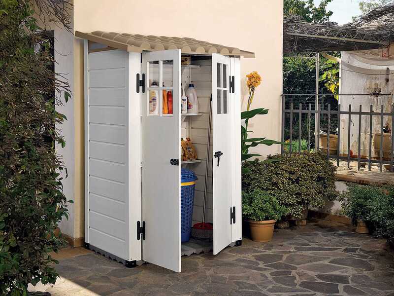 Garofalo Tuscany Evo 100 - Garden Shed - With Windows and Double Door