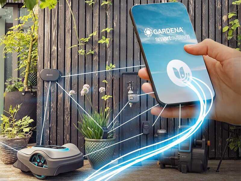 Gardena Smart SILENO Free 1200 - Lawn Mowing Robot - Management with Gardena Smart App - Without Installation