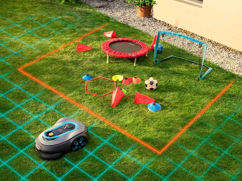 Gardena Smart SILENO Free 1200 - Lawn Mowing Robot - Management with Gardena Smart App - Without Installation