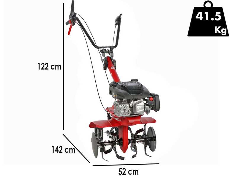 Eurosystems E3-EVO RM - Petrol Tiller - Rato RV170S-Pro Engine