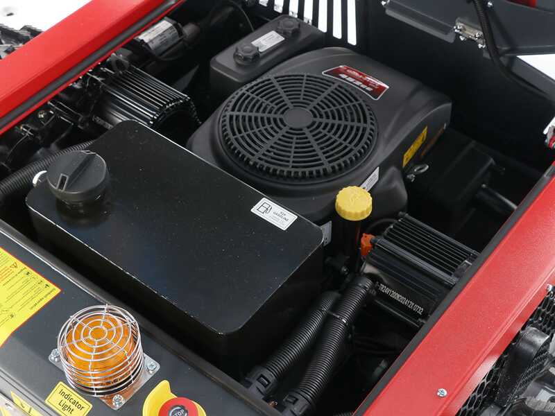 Blue Bird FM 24-70 - Hybrid Tracked Robot Flail Mower (Petrol + Battery) - Remote-Controlled