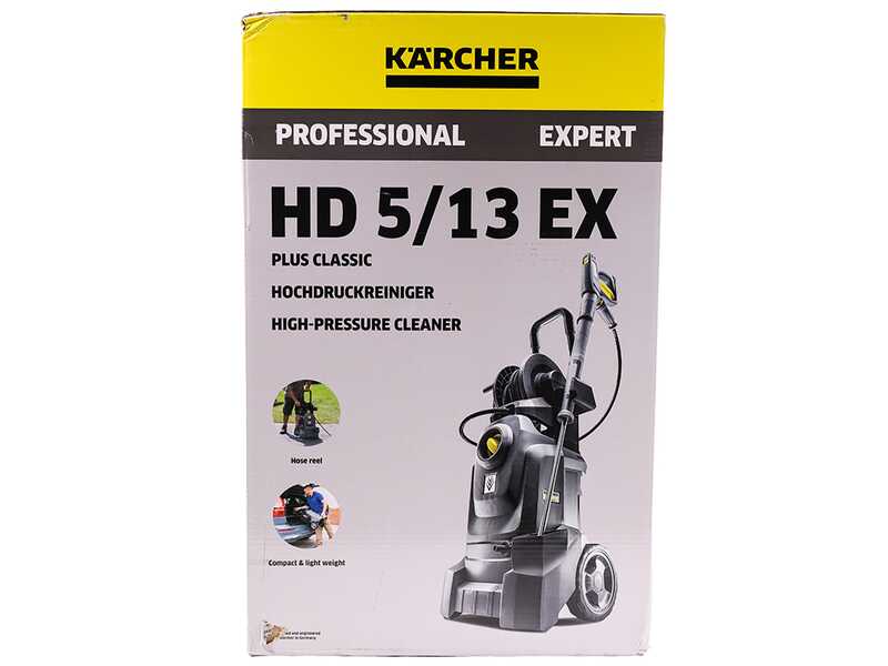 Karcher Pro HD 5/13 EX Plus Classic - Professional Cold Water Pressure Washer - 170 bar max - 500 L/h
