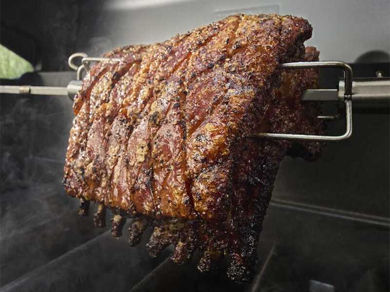 Rotisserie for Weber Spirit and Searwood Barbecue