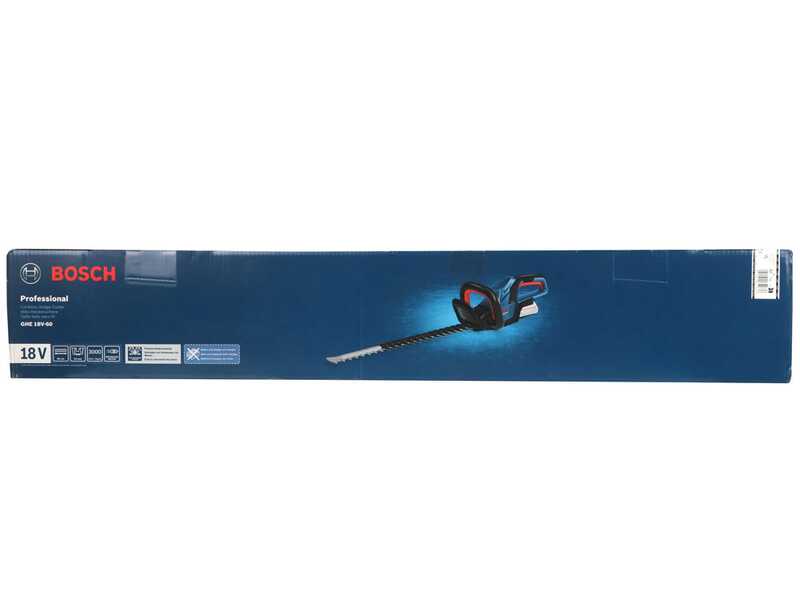 Bosch Professional GHE 18V-60 - battery-powered hedge trimmer - without battery and battery charger