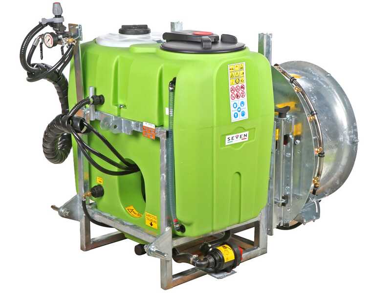 Seven Italy 200 - Tractor-mounted sprayer with tractor hitch for spraying - Capacity 200 L - APS 51 Pump