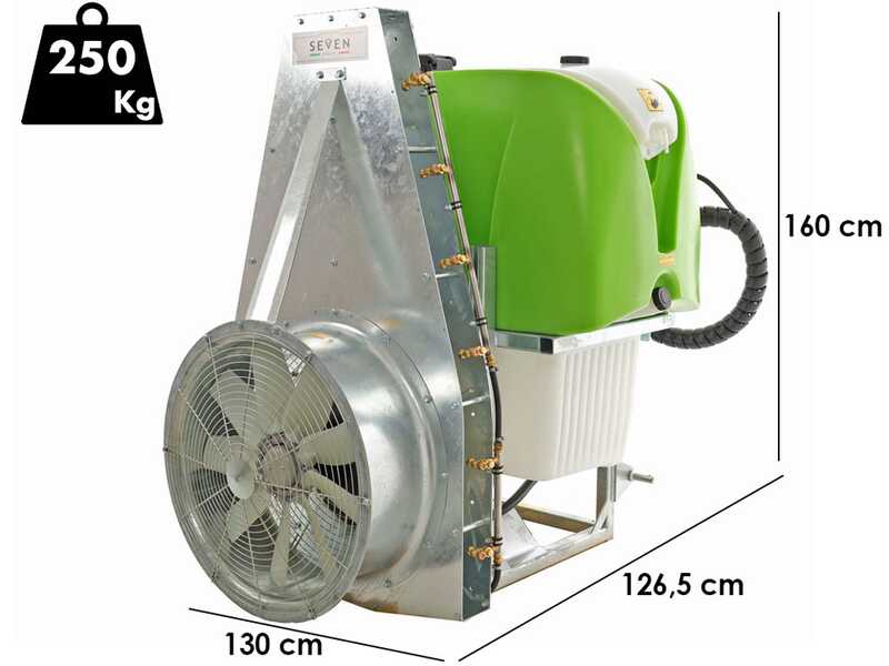 Seven Italy 600 - Tower Mounted Sprayer for Spraying - Capacity 600 L - APS 71 Pump