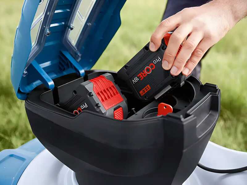 Bosch GRA 18V2-46 Professional - Cordless Lawn Mower - 2x18V 8Ah - 46 cm Cutting Width