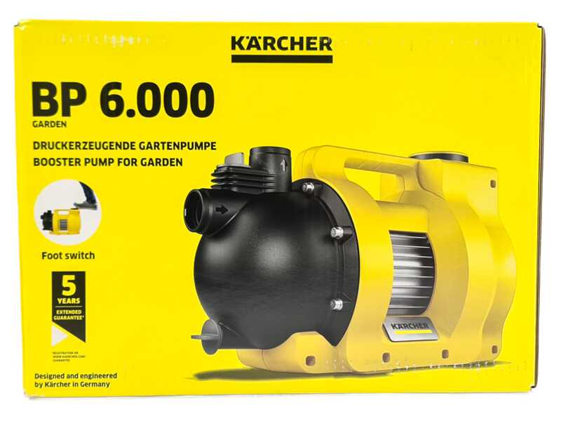 Karcher BP 6.000 Garden - Garden Electric Pump - 1000 W - 6000 l/h