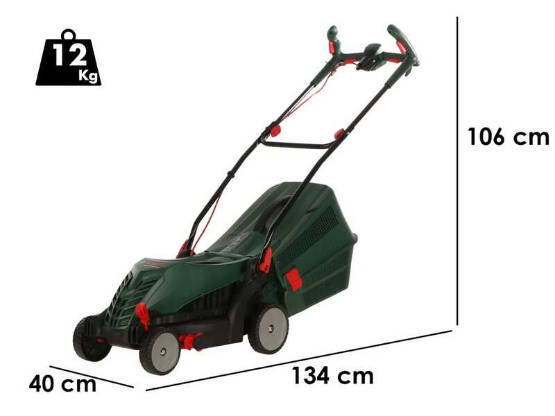 Bosch UniversalRotak 37-555 - Electric Lawnmower - 1400 W - 37 cm Cutting Width