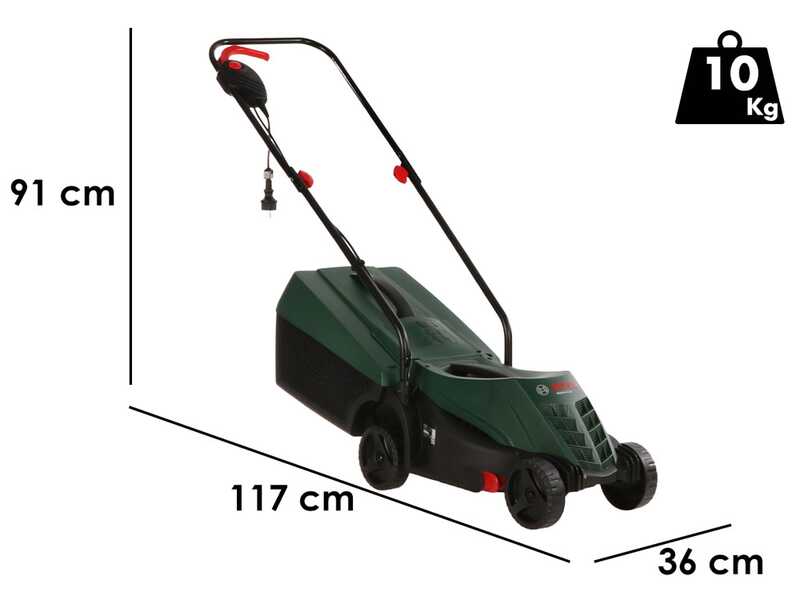 Bosch EasyRotak 32-235 - Electric Lawnmower - 1200 W - Cutting Width 32 cm
