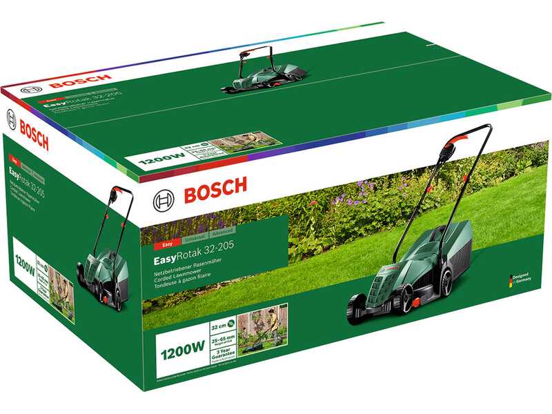 Bosch EasyRotak 32-235 - Electric Lawnmower - 1200 W - Cutting Width 32 cm