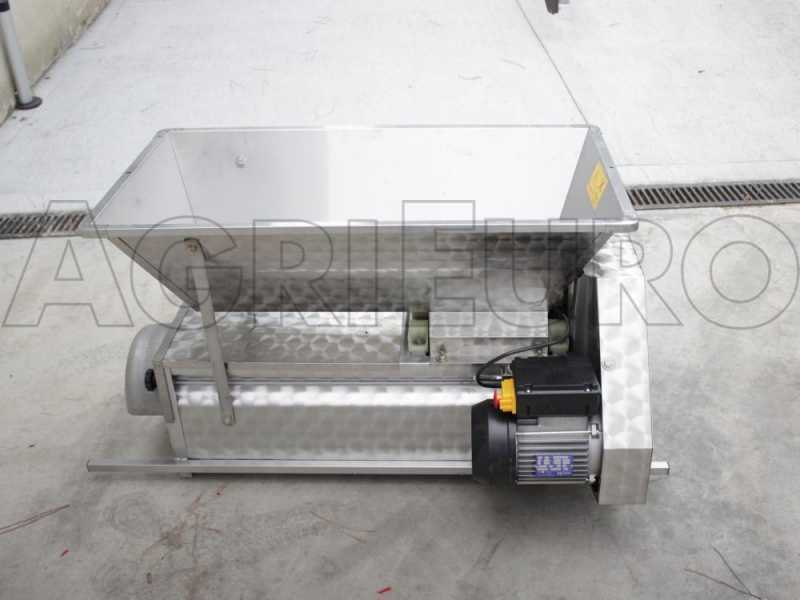 Top Line - Stainless Steel Electric Grape Crusher - Destemmer with Supporting Frame