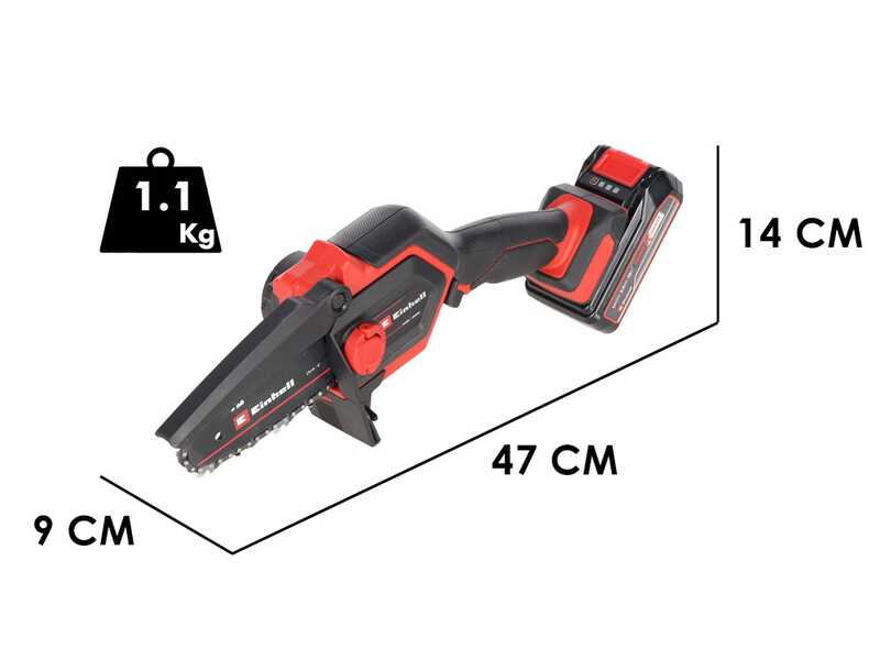 Einhell GE-PS 18/15 Li BL - Cordless Hand Pruner - 18V 2.5Ah