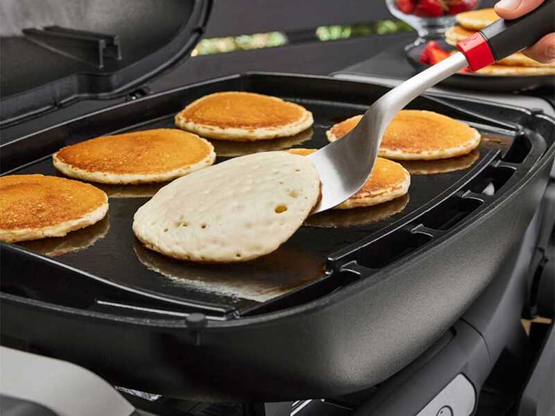 Enamelled Cast Iron Griddle Weber - For Barbecue Q3200N+