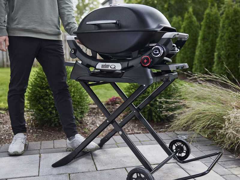 Portable Cart for Weber Q1000 and Q2000 Barbecue