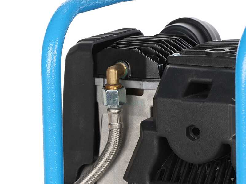 ABAC Start Quiete OS10 - Silent Single-phase Electric Air Compressor - Oil-less - 1 HP Motor - 6 lt