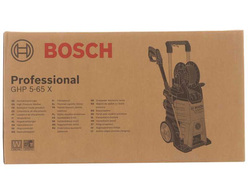 Bosch Professional GHP 5-65 X - Cold Water Pressure Washer - 160 bar - 498 l/h