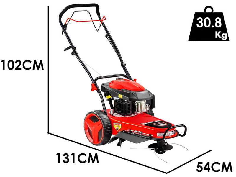 Blue Bird TrimTech T - Self-Propelled 4-Stroke Petrol Wheeled Brush Cutter