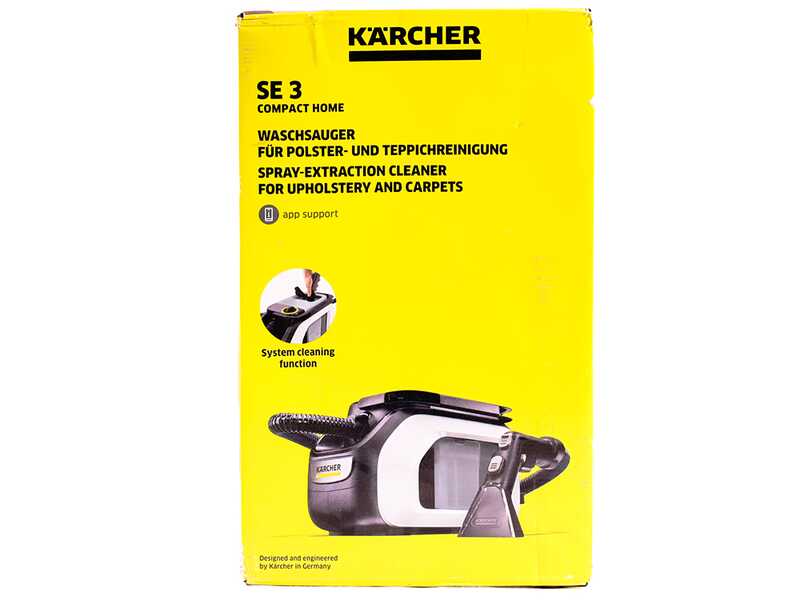 Karcher SE 3 Compact Home - Carpet Cleaner - Wet Vacuum - 500 W