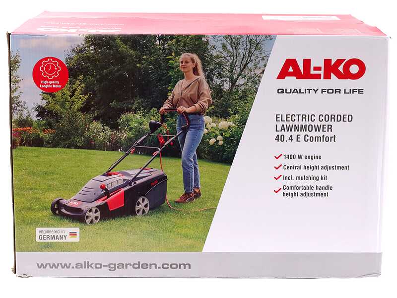 AL-KO 40.4 E Comfort - Electric Lawnmower - 1400 W - Cutting Width 40 cm