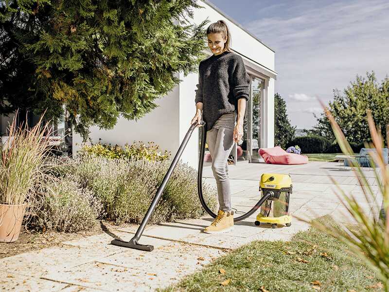 Karcher WD 3 S V-19/4/20 - Wet and Dry Vacuum Cleaner - Stainless Steel Drum - 19 litres