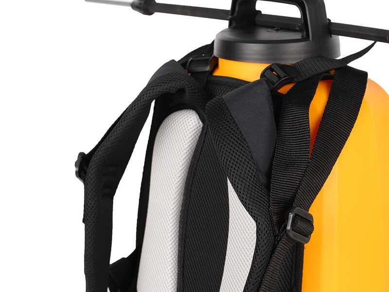 Volpi V-BLACK VITA 16 - Battery-powered backpack sprayer with trolley - With 2m hose