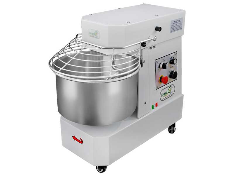 Famag IM 20/230 10 Speed HH - 20 Kg High Hydration Spiral Mixer