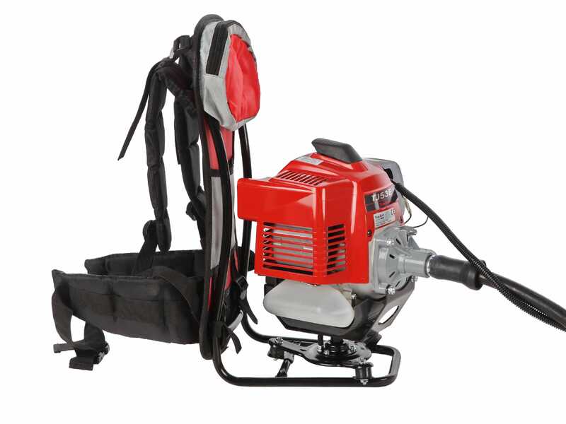 Kawasaki TJ 53EZ C COMBI - Backpack Multi-Function Petrol Brushcutter - Blue Bird Shaft