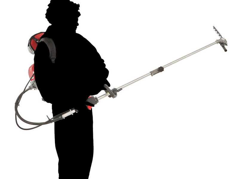 Kawasaki TJ 53EZ C COMBI - Backpack Multi-Function Petrol Brushcutter - Blue Bird Shaft