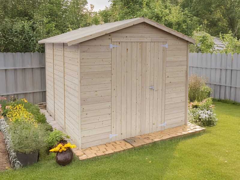 Alce Stefy 238x245 - Wooden Garden Shed - 238x245x220 cm