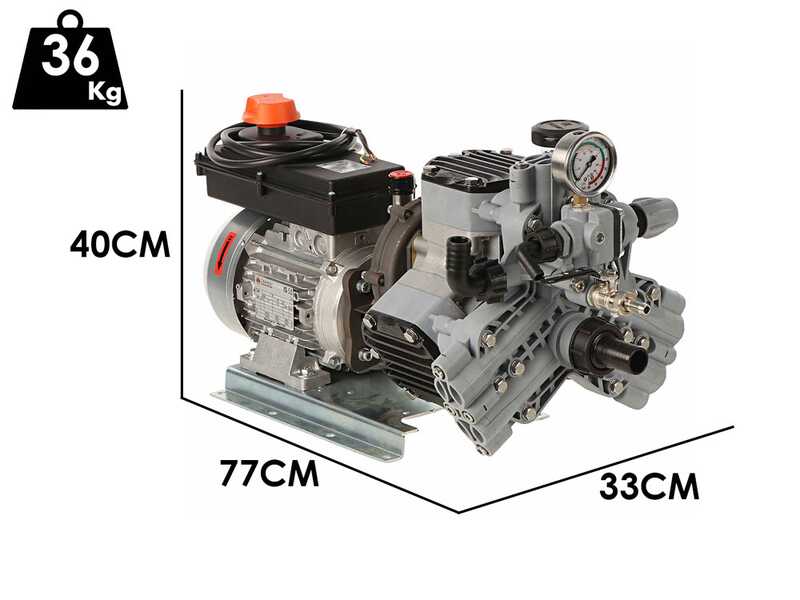 Comet MTP P40/20 TRF90 HP3 BA SCAT EL - Three-phase electric motor pump for spraying - version for acids and chemicals