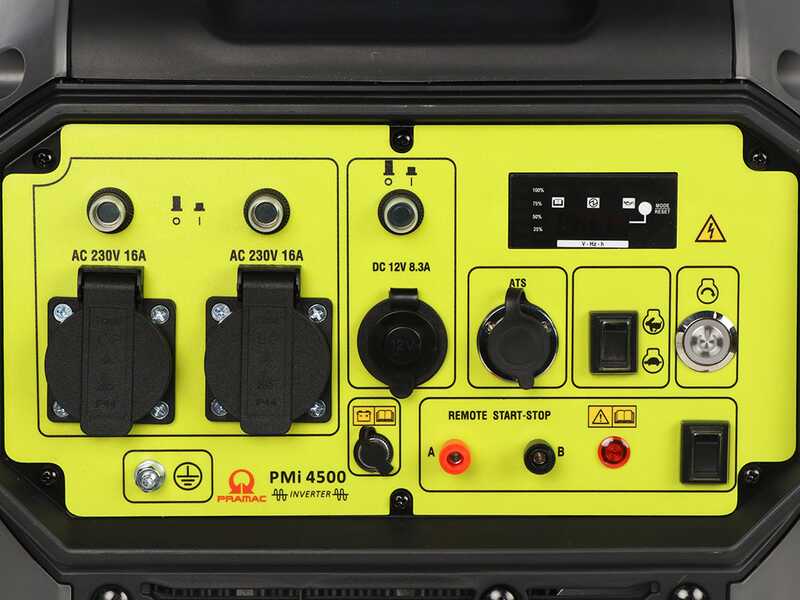 Pramac PMi 4500 - Inverter power generator, trolley version, 4.2 kW - Continuous 3.8 kW Single-phase