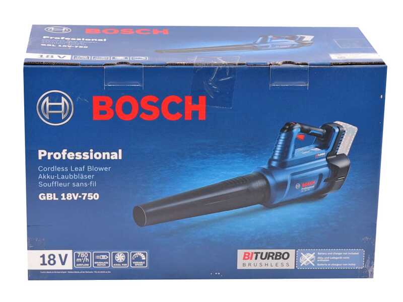 Bosch Professional GBL 18V-750 - Battery-powered blower - WITHOUT BATTERIES AND BATTERY CHARGER